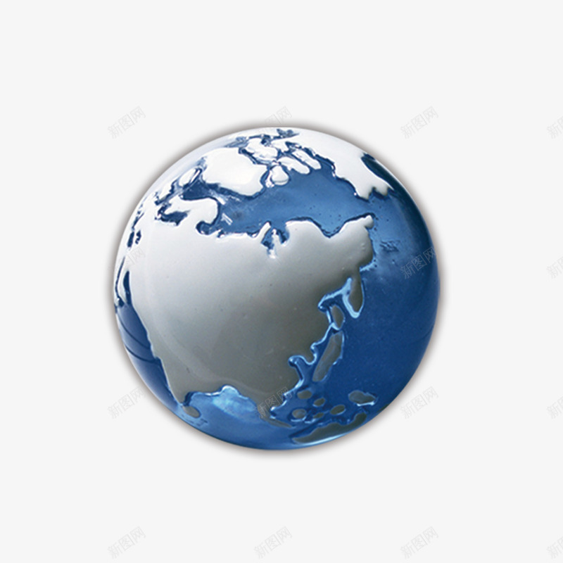 教学器材png免抠素材_新图网 https://ixintu.com 地球仪 地理 星球 蓝色