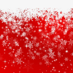 雪花红色的圣诞背景矢量图素材