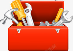 红色工具箱工具箱高清图片