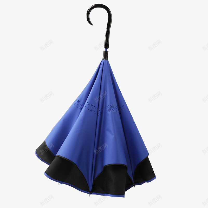 蓝色反向伞png免抠素材_新图网 https://ixintu.com 反向 反向伞 晴雨伞 蓝色