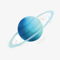 蓝色钻石纹理蓝色科技星球元素矢量图高清图片