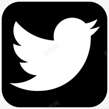 鸟标志营销媒体网络在线社会推特图标图标