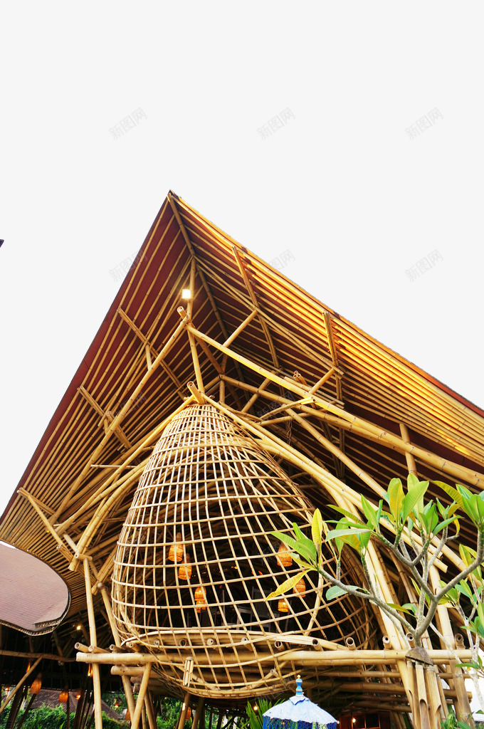 巴厘岛特色竹制房屋png免抠素材_新图网 https://ixintu.com 印尼 国外旅游 尖顶 巴厘岛 摄影 旅游摄影 特色 竹制房屋