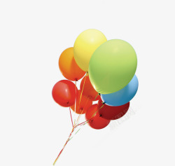 一束气球气球一束气球六一儿童节高清图片