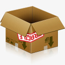 纸质包装盒子图标png免抠素材_新图网 https://ixintu.com 纸质包装盒子图标