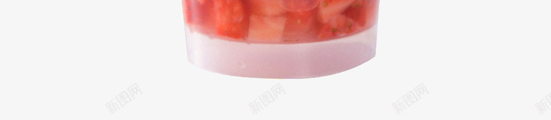 草莓水果茶的实物png免抠素材_新图网 https://ixintu.com 产品实物 冰块 夏日 奶茶 水果多多 清凉 红色 草莓