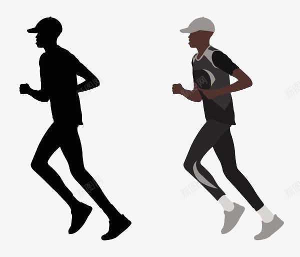 戴帽子跑步的人png免抠素材_新图网 https://ixintu.com 卡通手绘 奔跑 比赛 赛跑 跑步 运动 运动员 锻炼 长跑 飞奔 马拉松 马拉松比赛