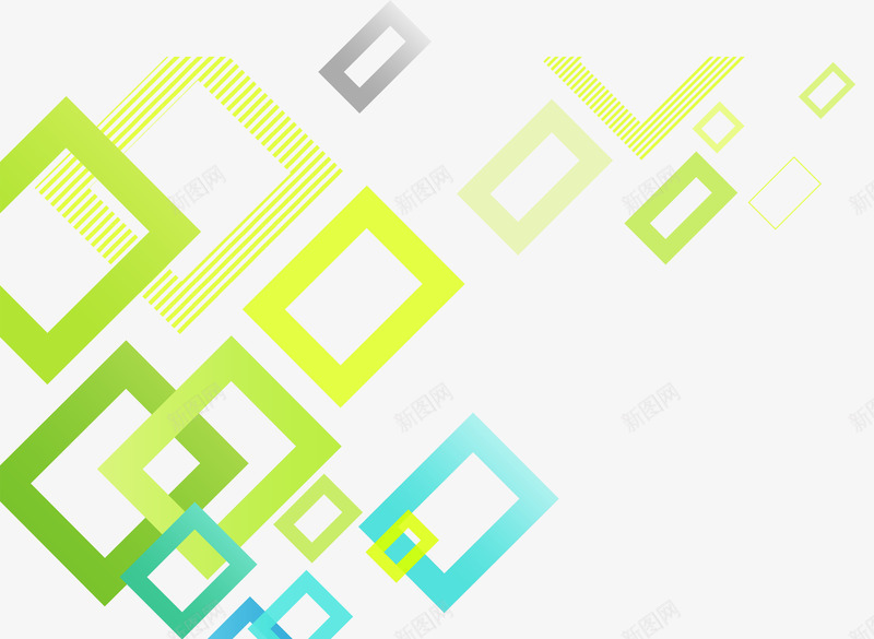 漂浮方块彩色科技图案png免抠素材_新图网 https://ixintu.com 图案 彩色 方块 漂浮 科技 科技线框