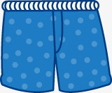 男士休闲蓝色沙滩裤png免抠素材_新图网 https://ixintu.com 休闲 沙滩 男士 蓝色