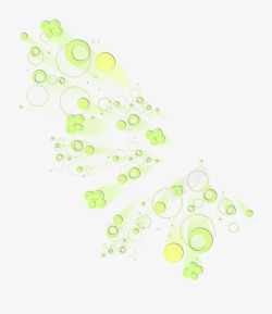 激情活力迸发的浅绿色气泡装饰图案高清图片