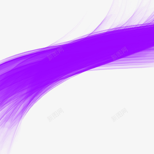 流光线条17png免抠素材_新图网 https://ixintu.com 流光 流光线条 紫色 线条 绚丽