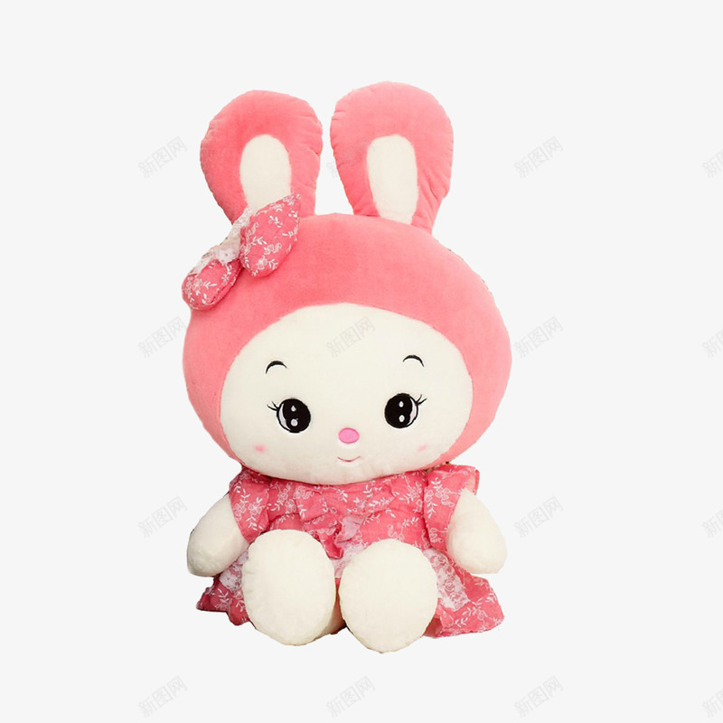 粉红色穿裙子的布娃娃png免抠素材_新图网 https://ixintu.com 儿童玩具 儿童节礼物 公仔 六一礼品 布娃娃 礼物 耳朵