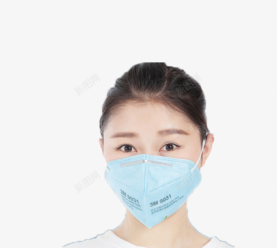 戴PM25口罩的女孩png免抠素材_新图网 https://ixintu.com pm25 公益 商业 实拍 环境污染