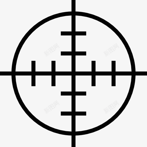 枪射击的目标图标png_新图网 https://ixintu.com 射击 射击目标 武器 狙击枪 目标