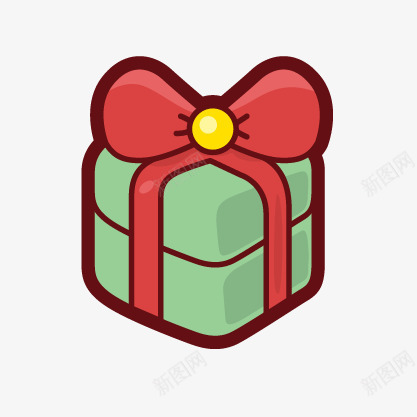 圣诞节圣诞礼物盒卡通插画手绘png免抠素材_新图网 https://ixintu.com 卡通 圣诞礼物盒 圣诞节 手绘 插画