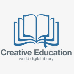 教科书logo企业个性logo图标高清图片