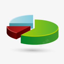 公司数据饼状图会议矢量图高清图片