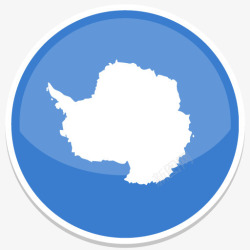 antarctica南极洲平圆世界国旗图标集高清图片