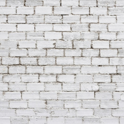 白色墙砖背景实物白色复古墙高清图片