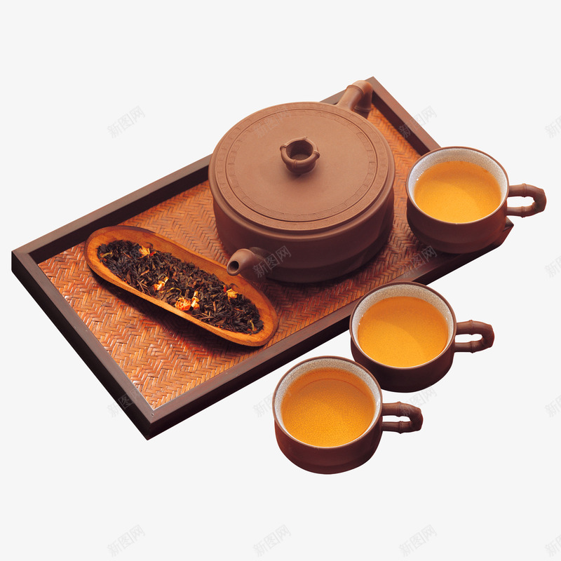 茶道png免抠素材_新图网 https://ixintu.com 茶具 茶叶 茶托 茶水 茶道用具