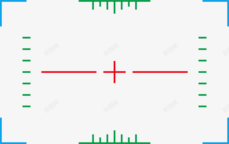 方形卡通准星png免抠素材_新图网 https://ixintu.com 准星 卡通准星 方形 枪械准星 瞄准 矢量准星