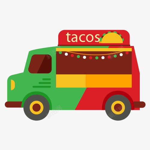 食品外卖车png免抠素材_新图网 https://ixintu.com tacos 外卖车 外卖车矢量素材餐 广告设计 快餐食品 矢量设计 设计 车 食物