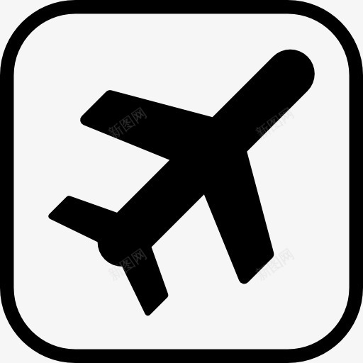 机场标志图标png_新图网 https://ixintu.com 运输飞行 飞机 飞行