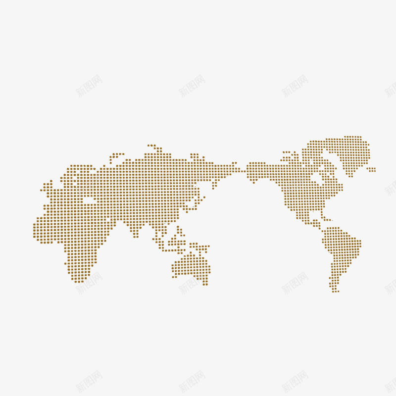 世界地图png免抠素材_新图网 https://ixintu.com 世界 分布 国家 地区 地图