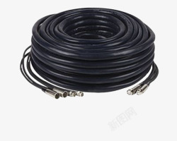 黑色电缆素材