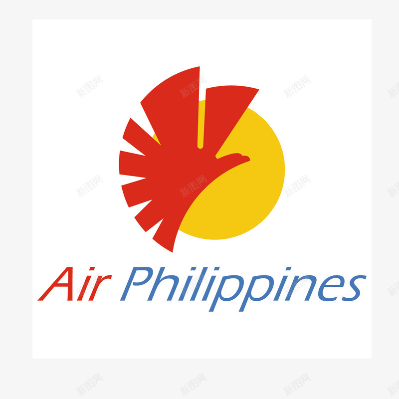 航空公司标志png免抠素材_新图网 https://ixintu.com 标志设计 红色飞鸟 航空 黄色圆形