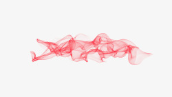 form粒子特效红色线条素材