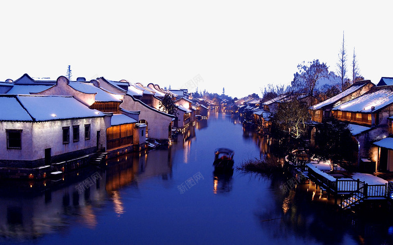 浙江乌镇西栅六png免抠素材_新图网 https://ixintu.com 名胜古迹 旅游风景 著名建筑