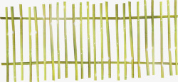 绿色围栏竹子栅栏高清图片