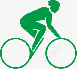 绿色骑单车运动员简笔画png免抠素材_新图网 https://ixintu.com 单车 笔画 绿色 运动员