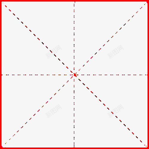 红色单个米字格png免抠素材_新图网 https://ixintu.com 米字格 米字格书法专用练习纸 米字格作业本 米字格素材 米字格边框 红色虚线米字格 练字格 虚线米字格