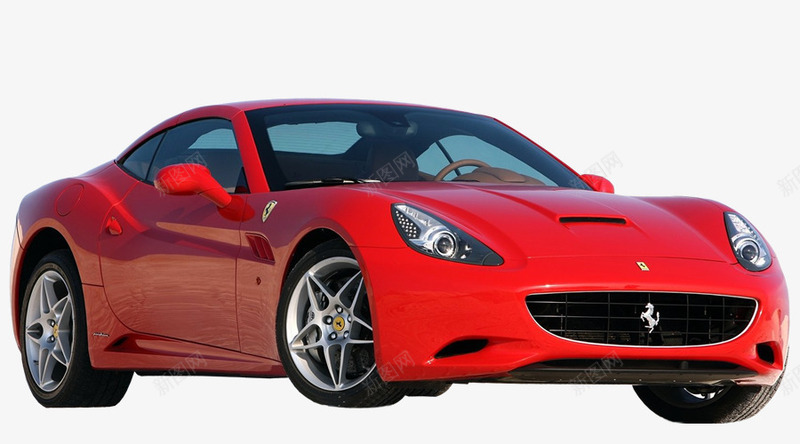 红色Ferraripng免抠素材_新图网 https://ixintu.com 交通工具 产品实物 小车 法拉利 赛车