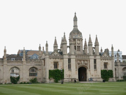 中间为尖顶英国著名大学高清图片
