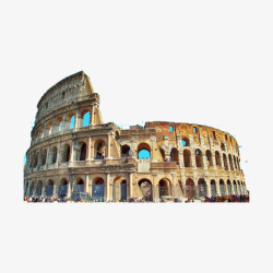 雄伟建筑高大古罗马高清图片