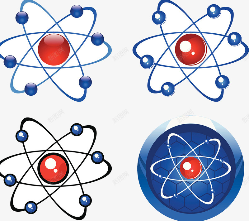 原子磁场力png免抠素材_新图网 https://ixintu.com 原子 物理 相互吸引 磁场