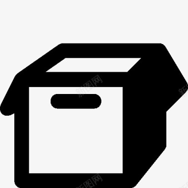 电子商务空盒子图标图标