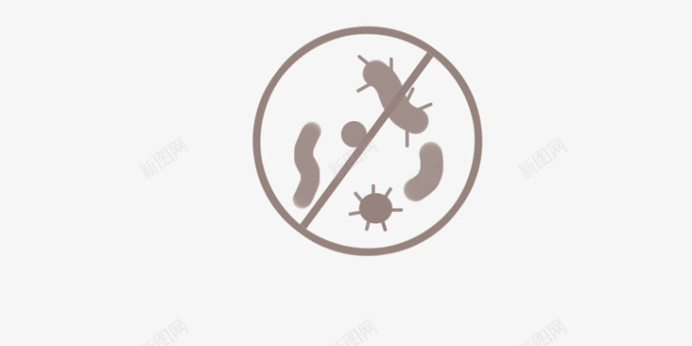 抗菌拒绝细菌图标图标
