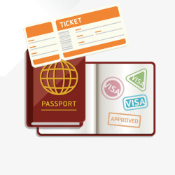 出国签证办理出国签证高清图片