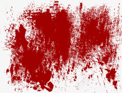 红色喷溅血点大面积的血迹背景高清图片