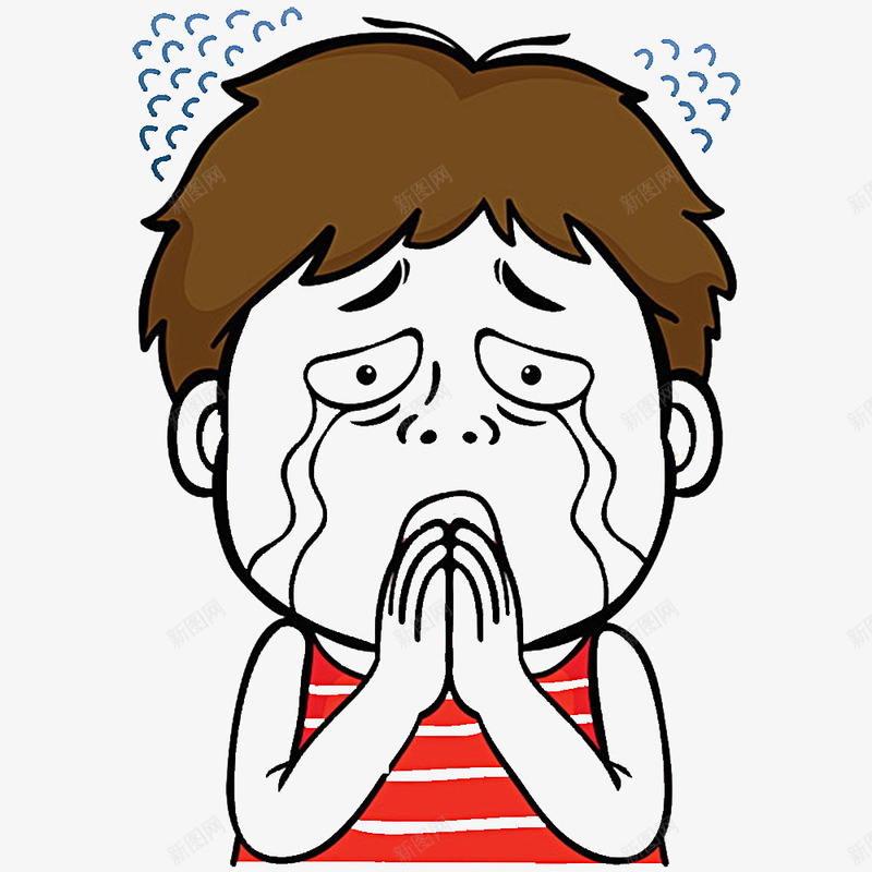 哭泣的孩子png免抠素材_新图网 https://ixintu.com 卡通 卡通失望的表情 哭泣的 哭泣的孩子 失望卡通 失望的表情 绝望 走投无路