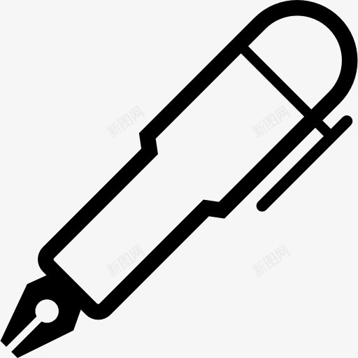 笔图标png_新图网 https://ixintu.com 书法 写作 工具和用具 笔 签字 钢笔
