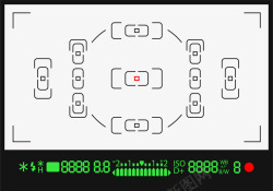 摄像机取景器素材