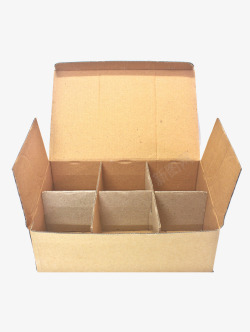 纸盒盖子敞开的纸箱高清图片