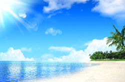 阿马尔菲海岸蓝色海岸背景高清图片