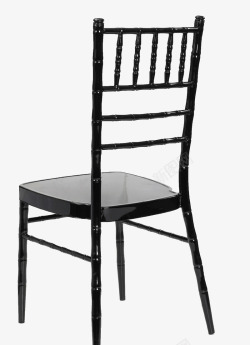 黑色竹节椅素材