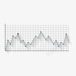 表格阴影线型坐标图矢量图素材